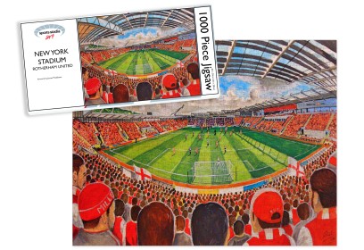 Rotherham United FC New York Stadium Art Jigsaw Puzzle