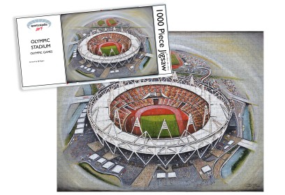 Olympic 2012 Stadium Art Jigsaw Puzzle