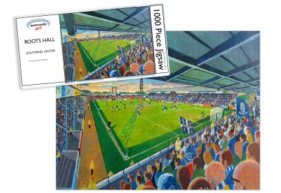 Southend United FC Roots Hall Stadium Art Jigsaw Puzzle