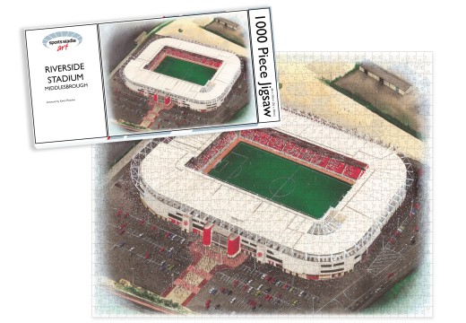 Middlesbrough FC Riverside Stadium Art Jigsaw Puzzle