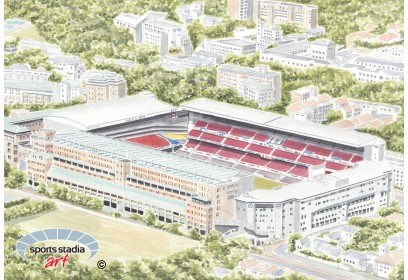 Newlands Stadium Western Province Rugby and Football Union Wall Art Print