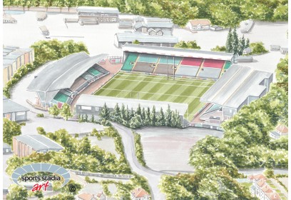 Harlequins RU The Stoop Stadium Wall Art Print