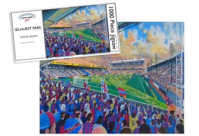 Crystal Palace FC Selhurst Park Art Jigsaw Puzzle