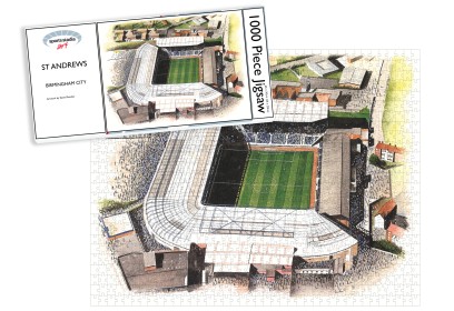Birmingham City FC  St Andrews Stadium Fine Art Jigsaw Puzzle 