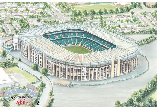 England RU Twickenham Stadium Wall Art Print