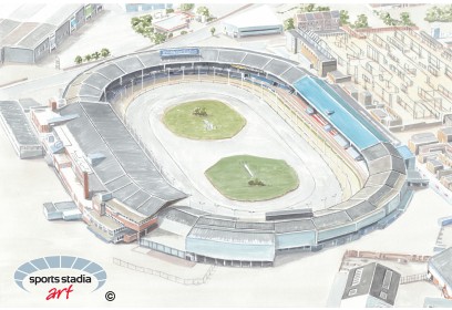 Wimbledon Greyhound Stadium Wall Art Print
