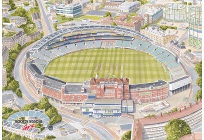 Surrey CCC The Oval Stadium Wall Art Print