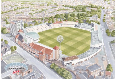 Nottinghamshire CCC Trent Bridge Cricket Ground Wall Art Print