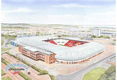 AFC Sunderland Stadium of Light Wall Art Print