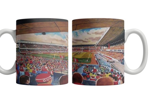 Highbury Stadium Fine Art Ceramic Mug - Arsenal FC