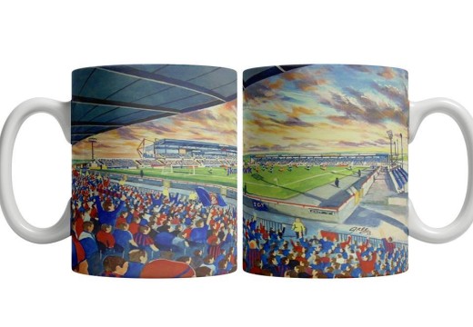 Caledonian Stadium Fine Art Ceramic Mug - Inverness Caledonian Thistle FC