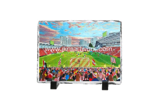 Brentford FC - GTECH Stadium Art Slate Presentation Brentford FC - GTECH Stadium Art Slate Presentation