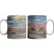 Pittodrie Stadium 'Going to the Match' Fine Art Ceramic Mug - Aberdeen FC