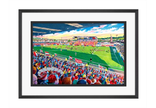 Sincil Bank Stadium Fine Art Print - Lincoln City FC - Sports Stadia Art
